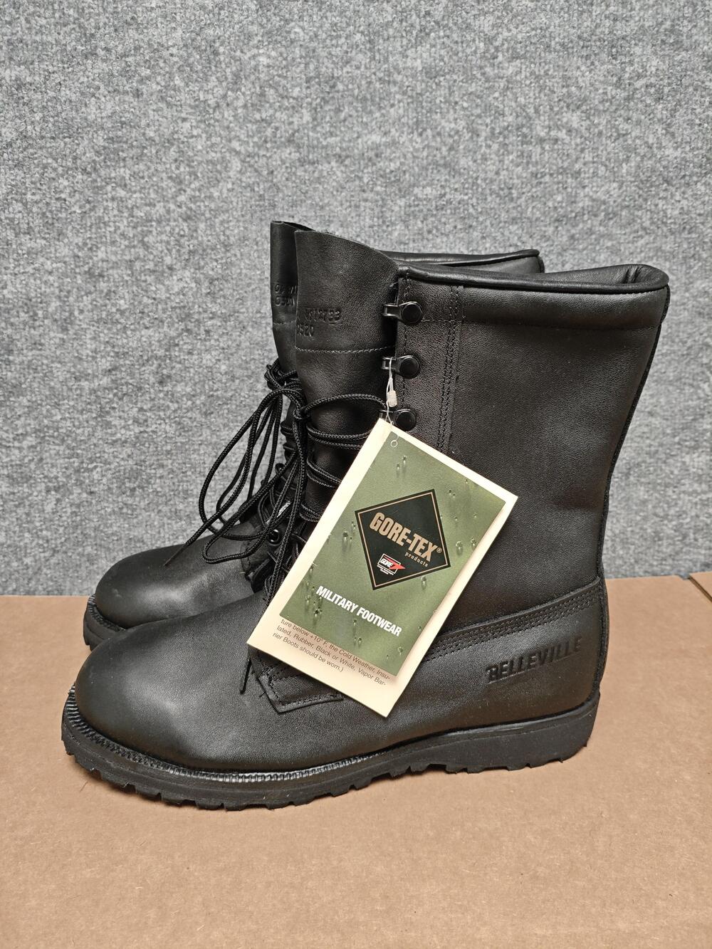 Belleville Boots Mens Size 9.5W Black Waterproof Gore-Tex Military Combat